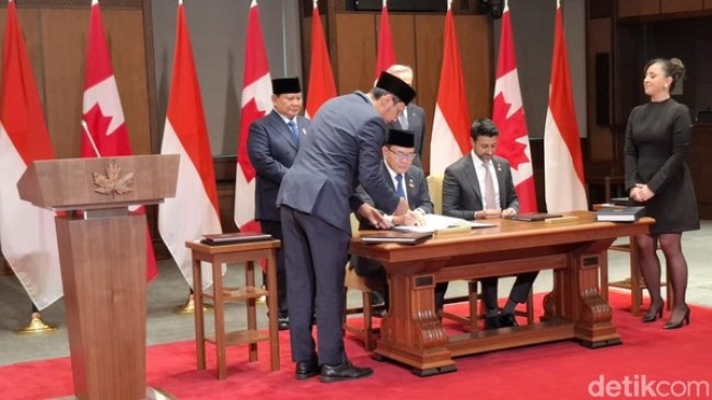 Resmi menandatangani Perjanjian Kerjasama Indonesia - Kanada (Google)